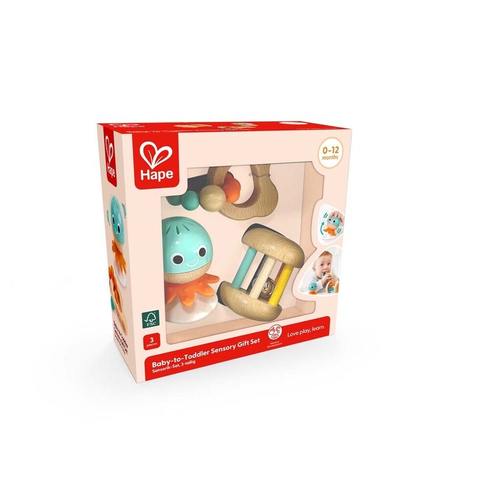 Hape Baby Småbarn Sanse Gavesett