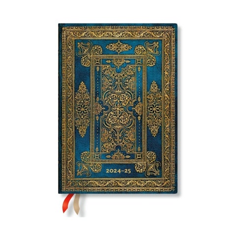 Kalender Paperblanks 18m 24/25 Blue Luxe midi