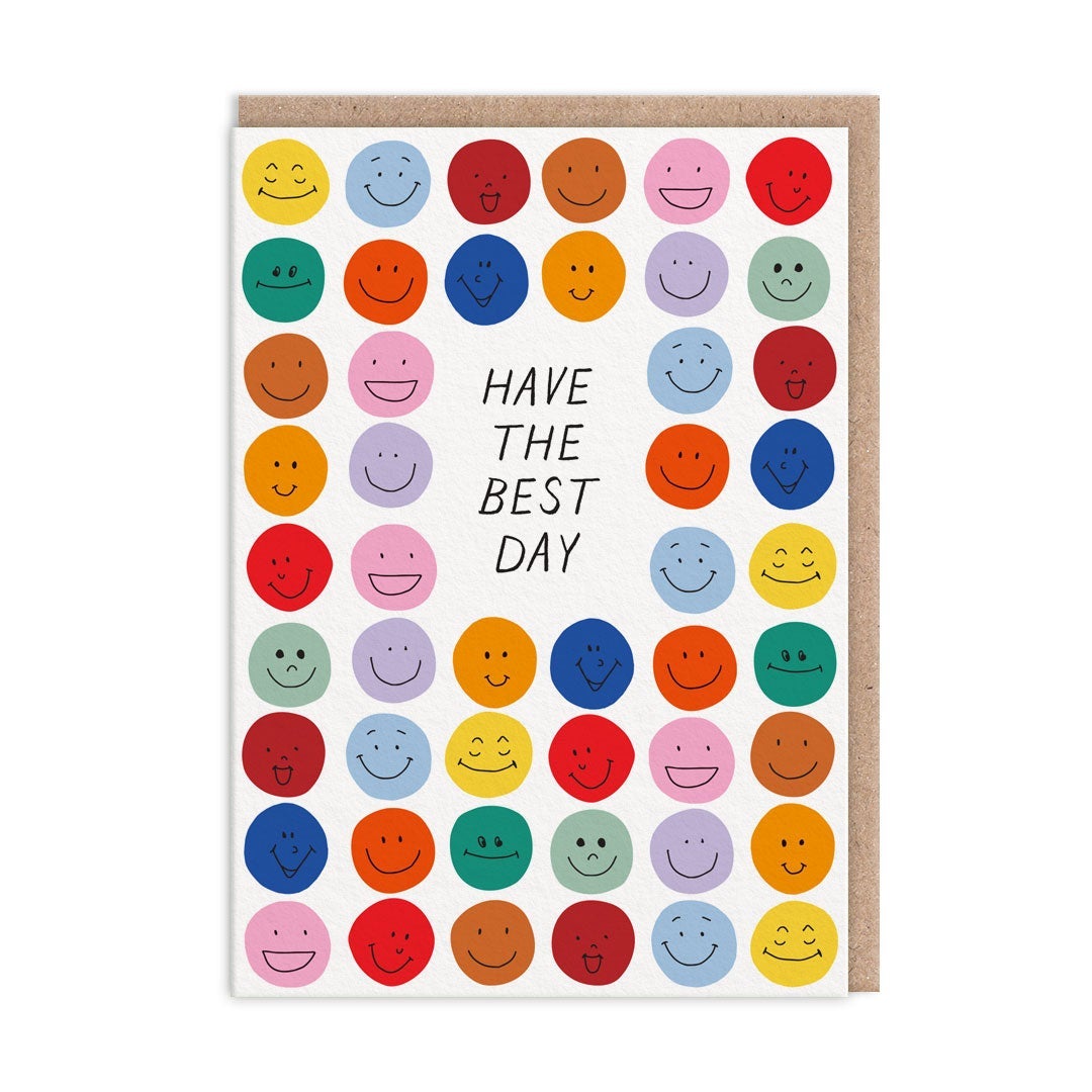 Kort Happy Birthday Smileys