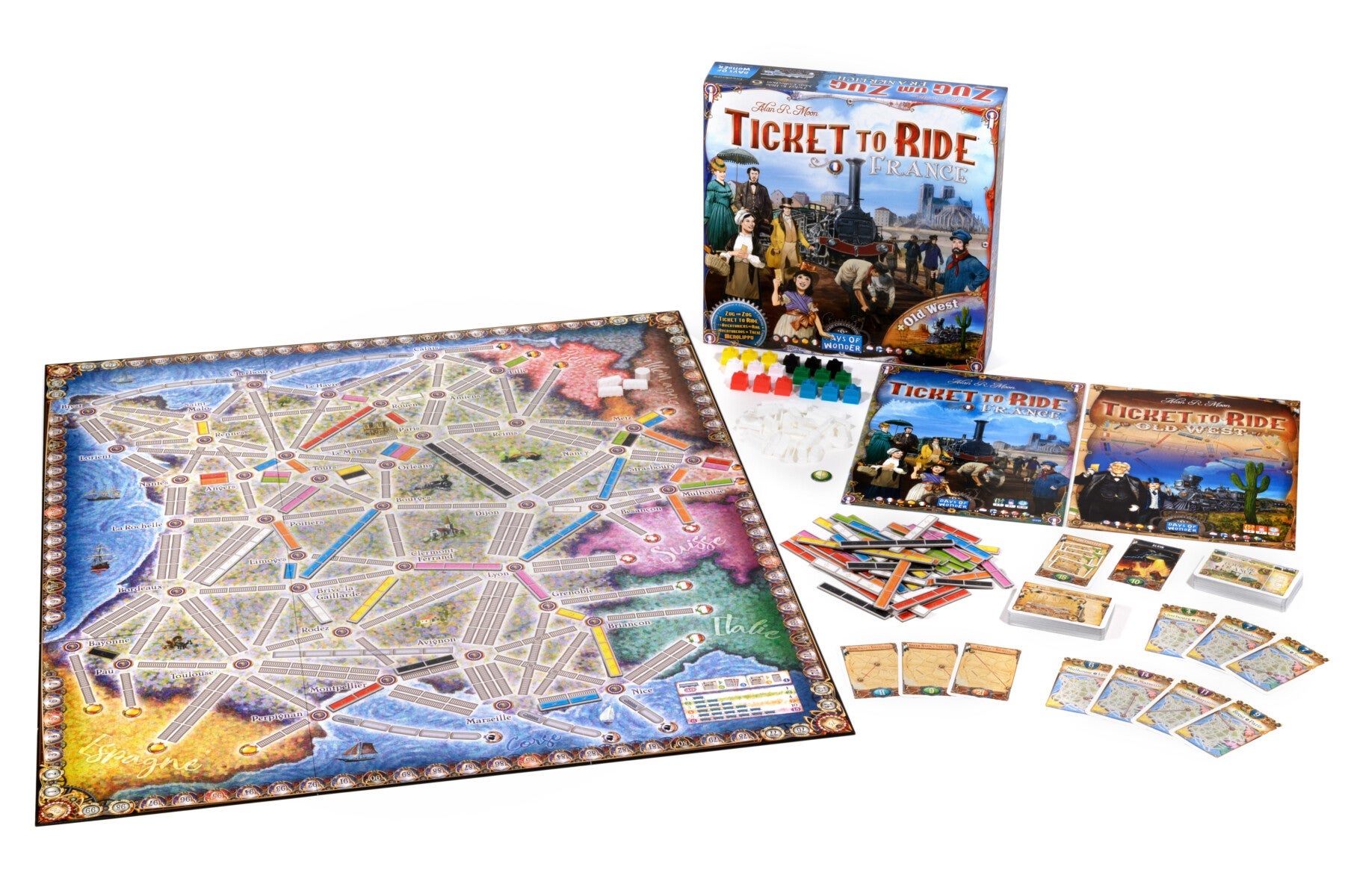 Spill Ticket To Ride Map Coll. Nr 6 France