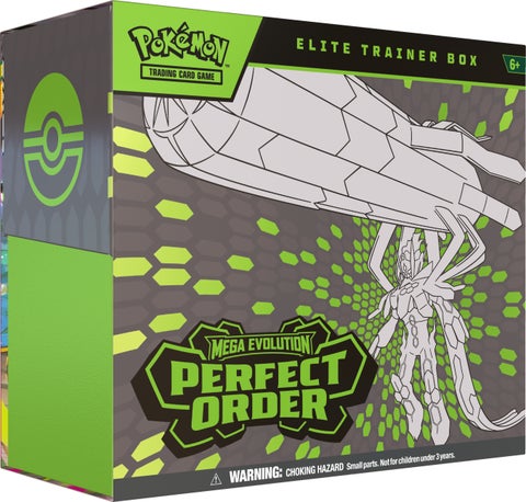 Pokemon Mega Evolution 3 Perfect Order Elite trainer box