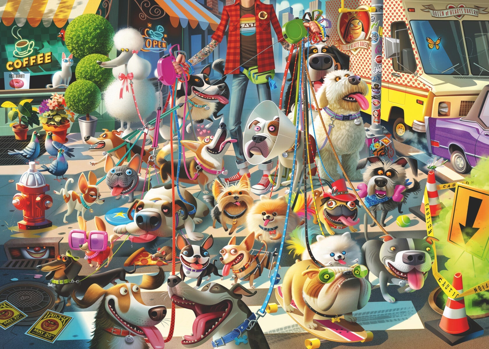 Puslespill 1000 Hundepasseren Ravensburger