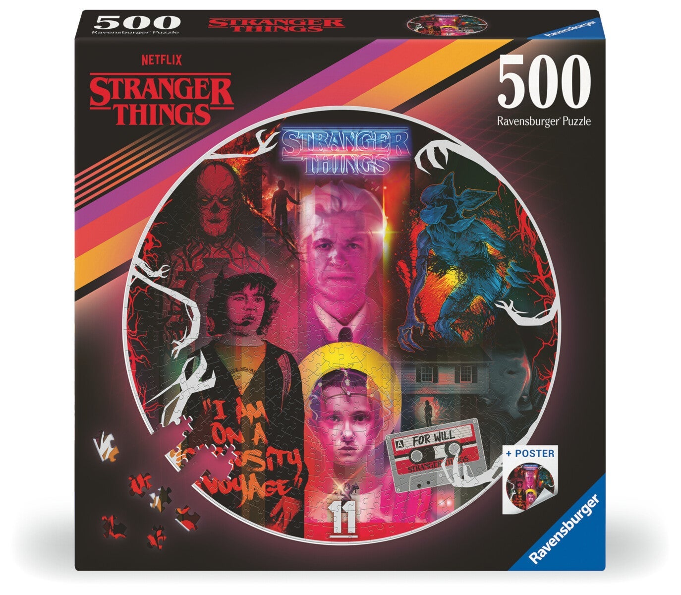 Puslespill 500 Stranger Things Ravensburger