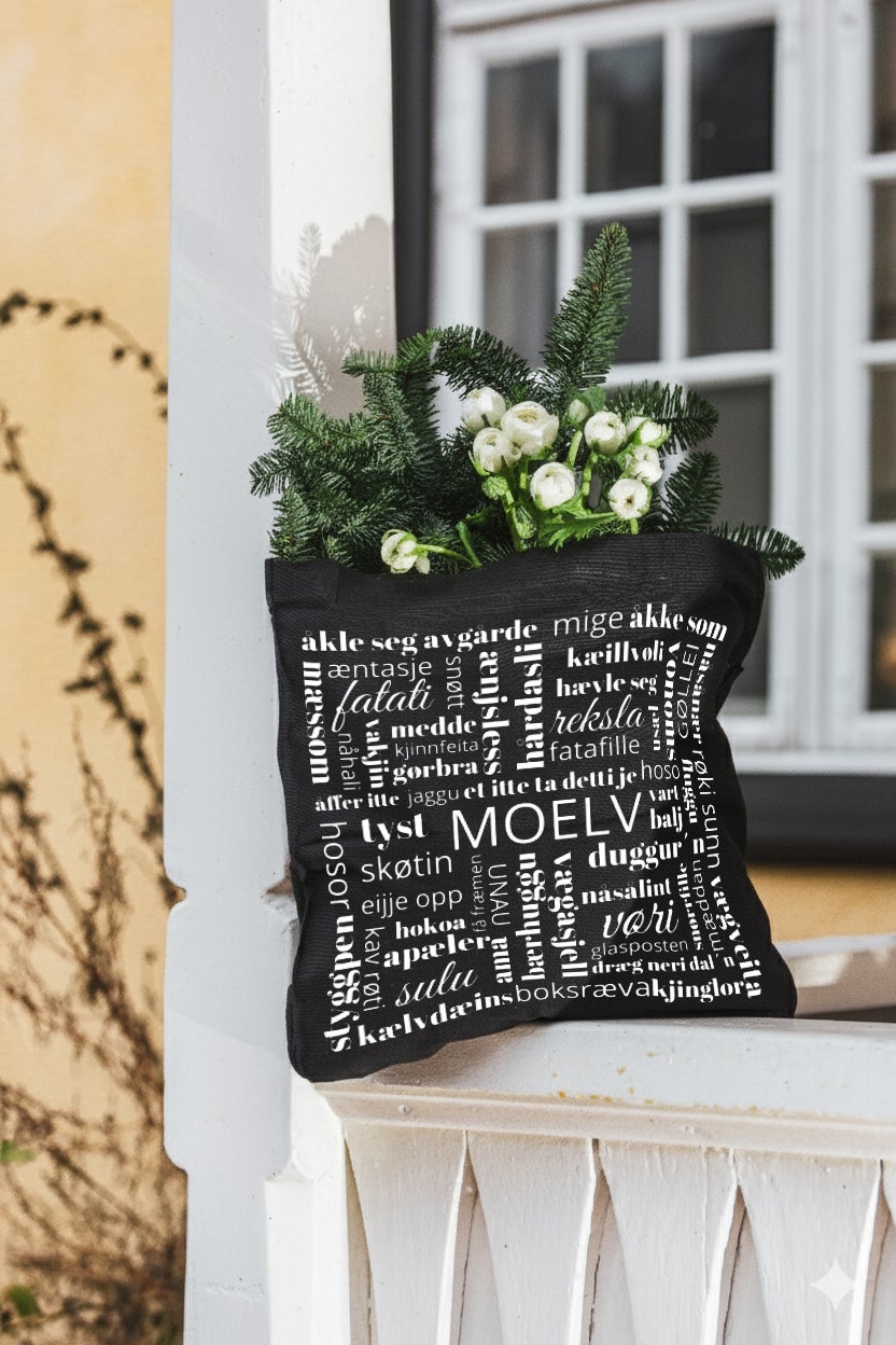 Handlenett Bokhari Moelv svart