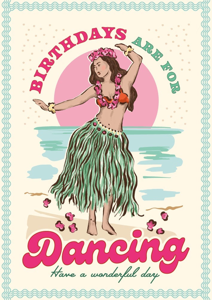 Kort Howdy Birthdays are for Dancing