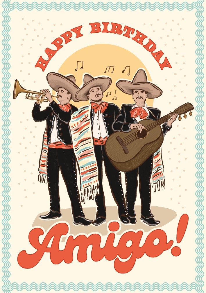 Kort Howdy Birthday Amigo