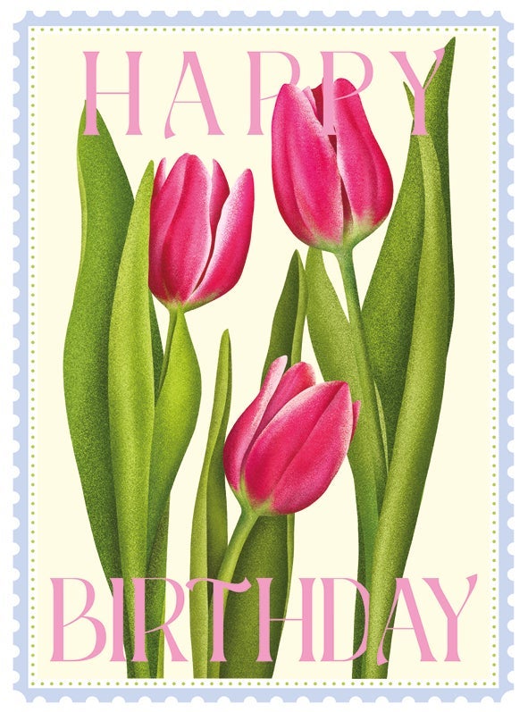 Kort Colourburst Tulips