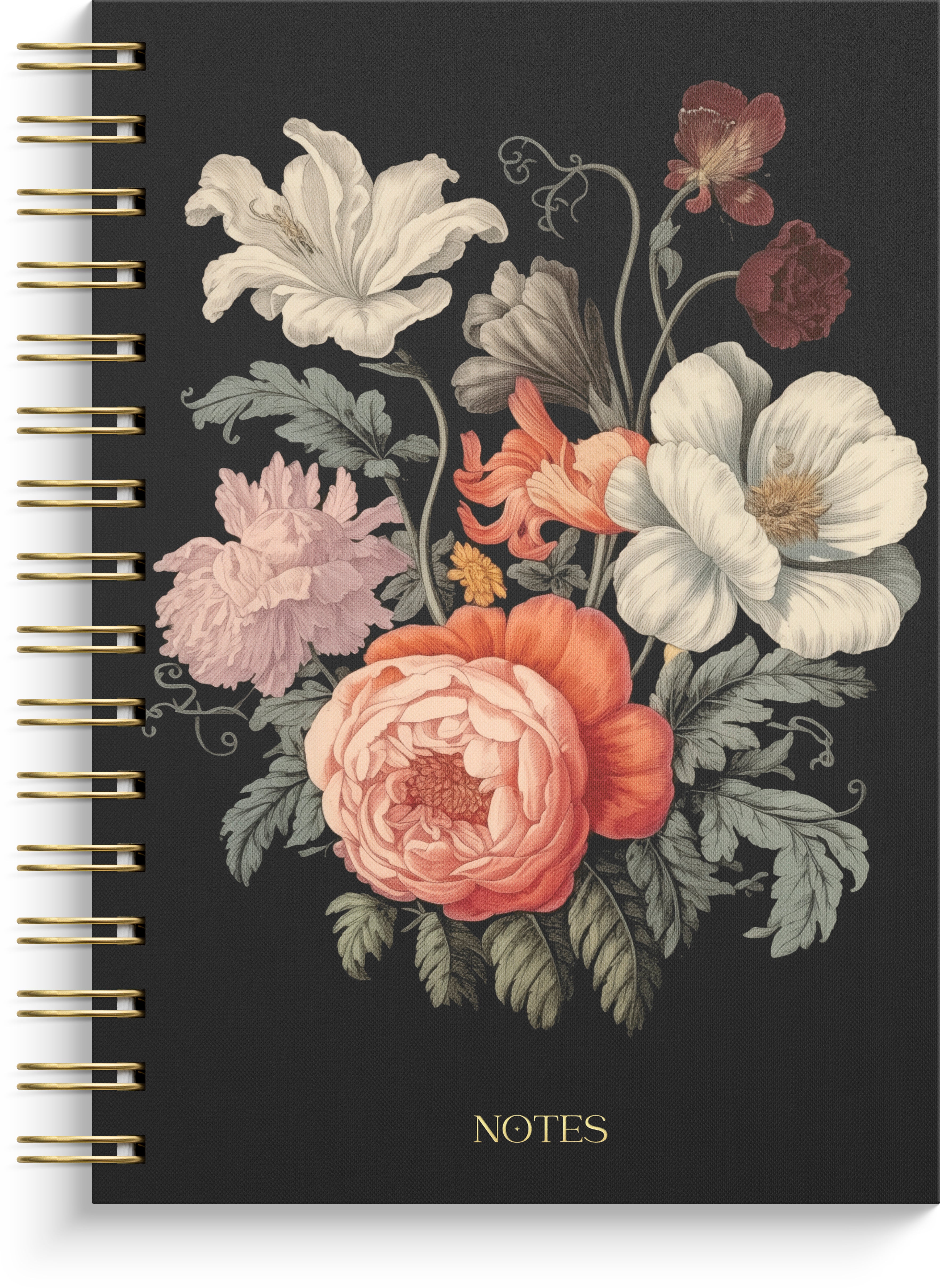 Notatbok Burde A5 Dark Bloom