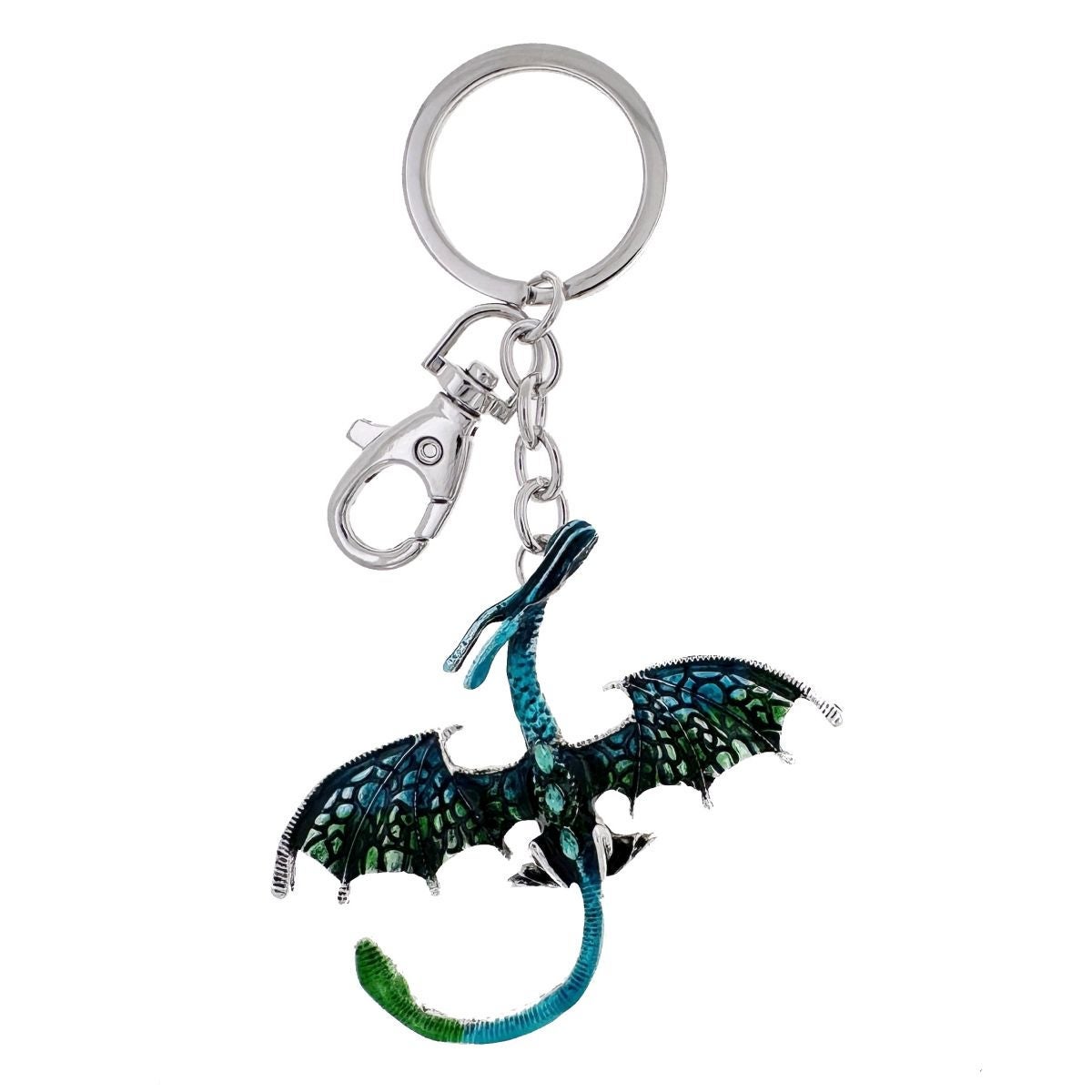 Nøkkelring/Bag Charm Drage