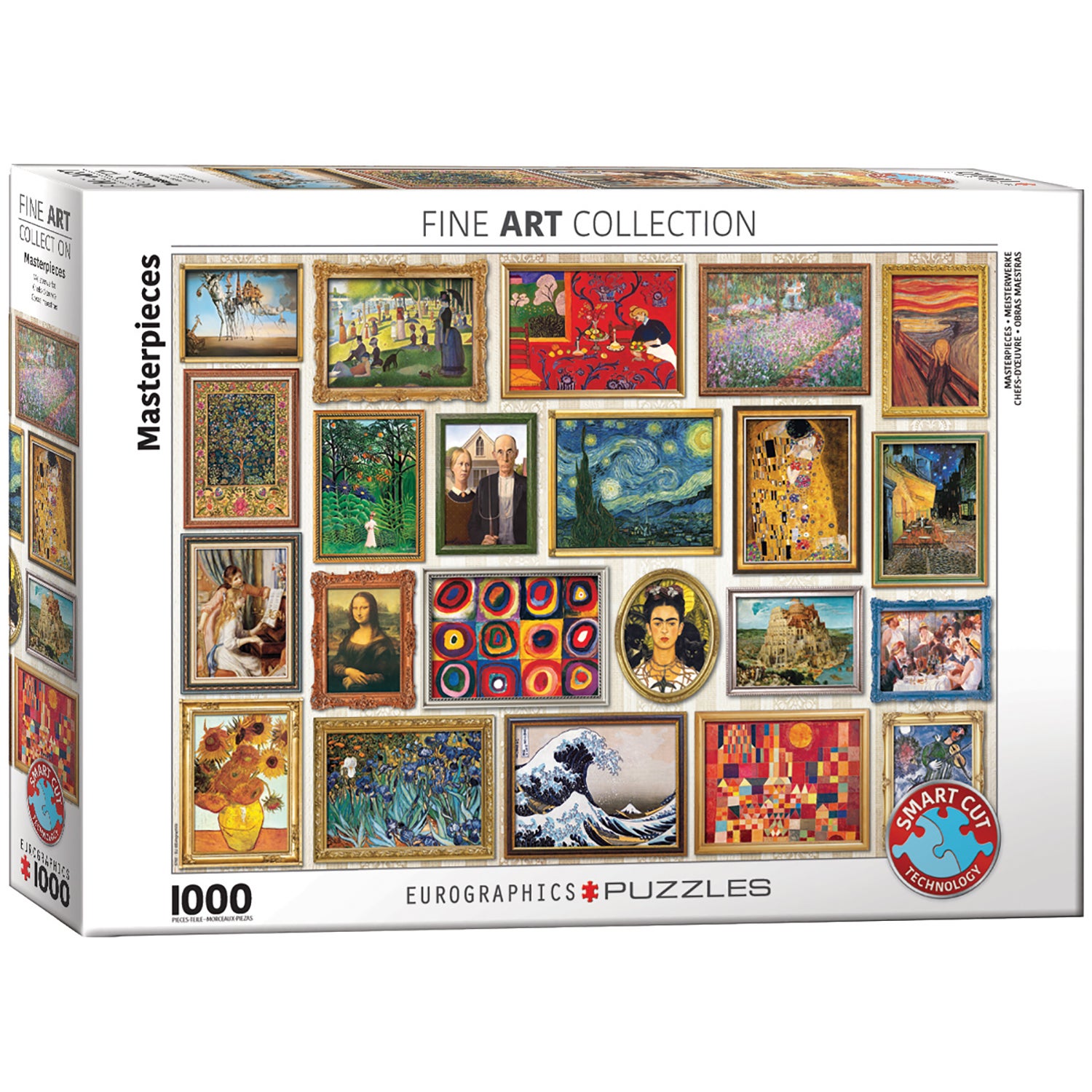 Puslespill 1000 Art Collage Eurographics