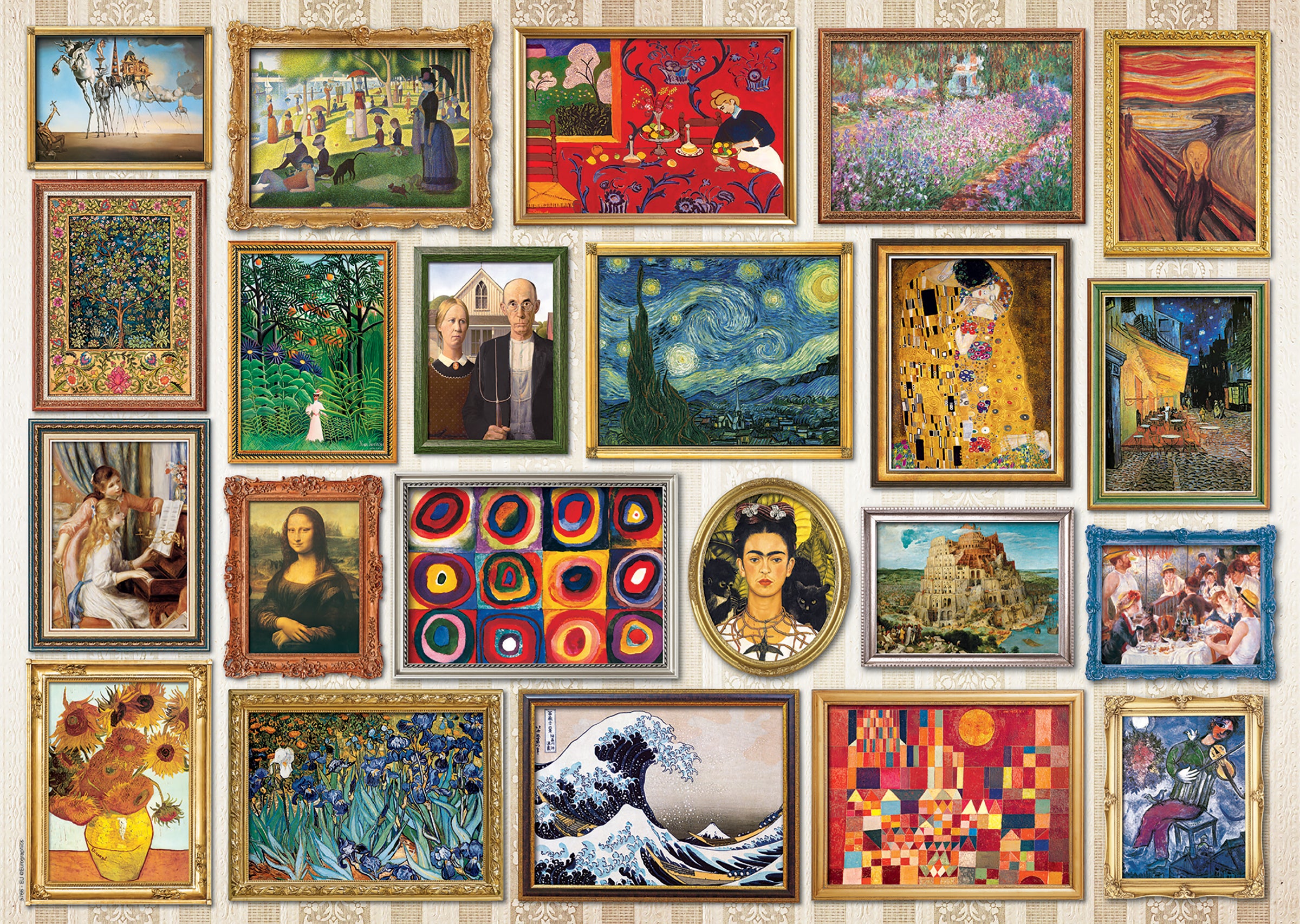 Puslespill 1000 Art Collage Eurographics