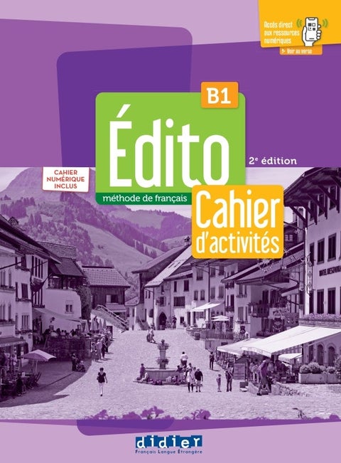 Édito B1 - Cahier + cahier numérique + didierfle.app