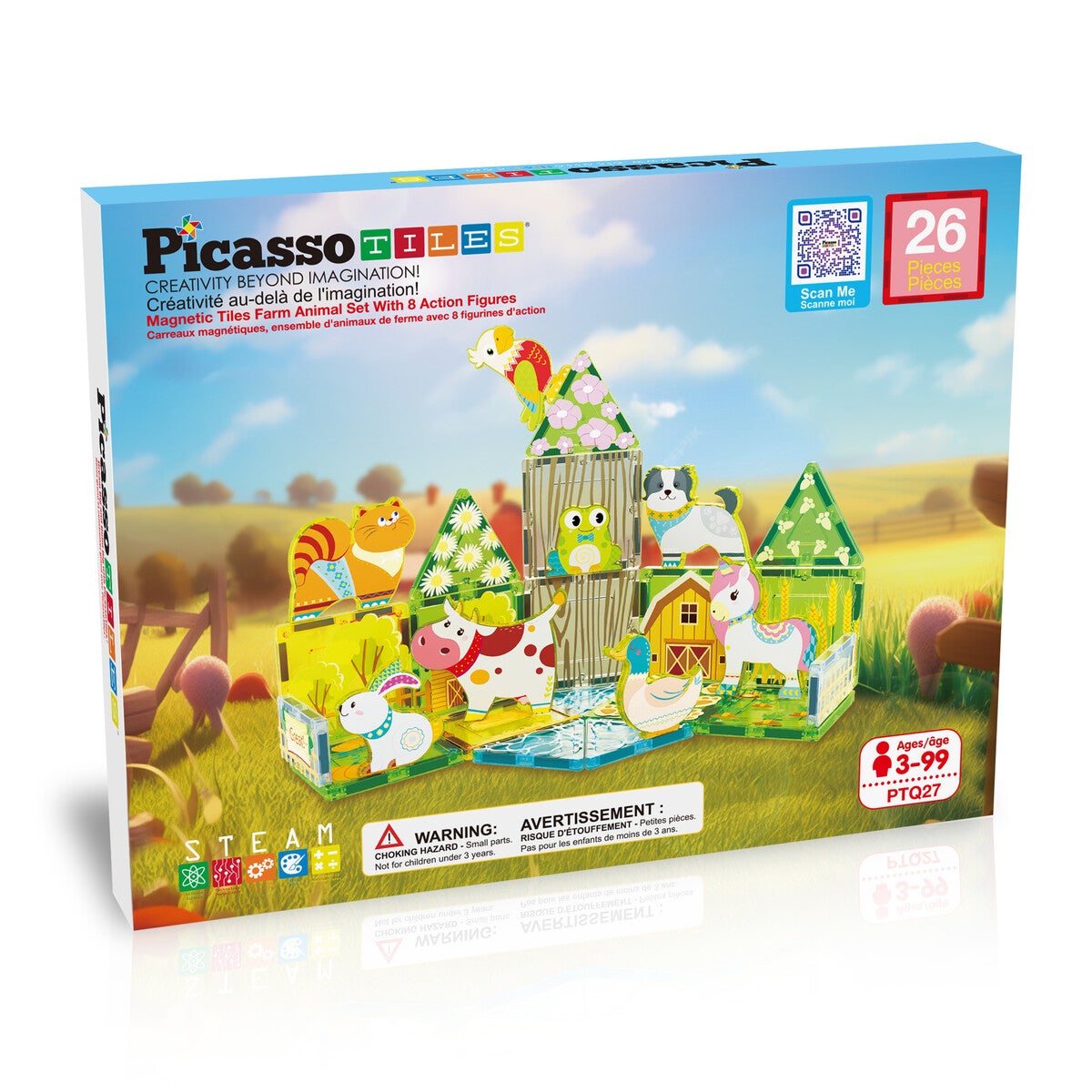 Picasso Tiles Farm Animal 26 Pcs