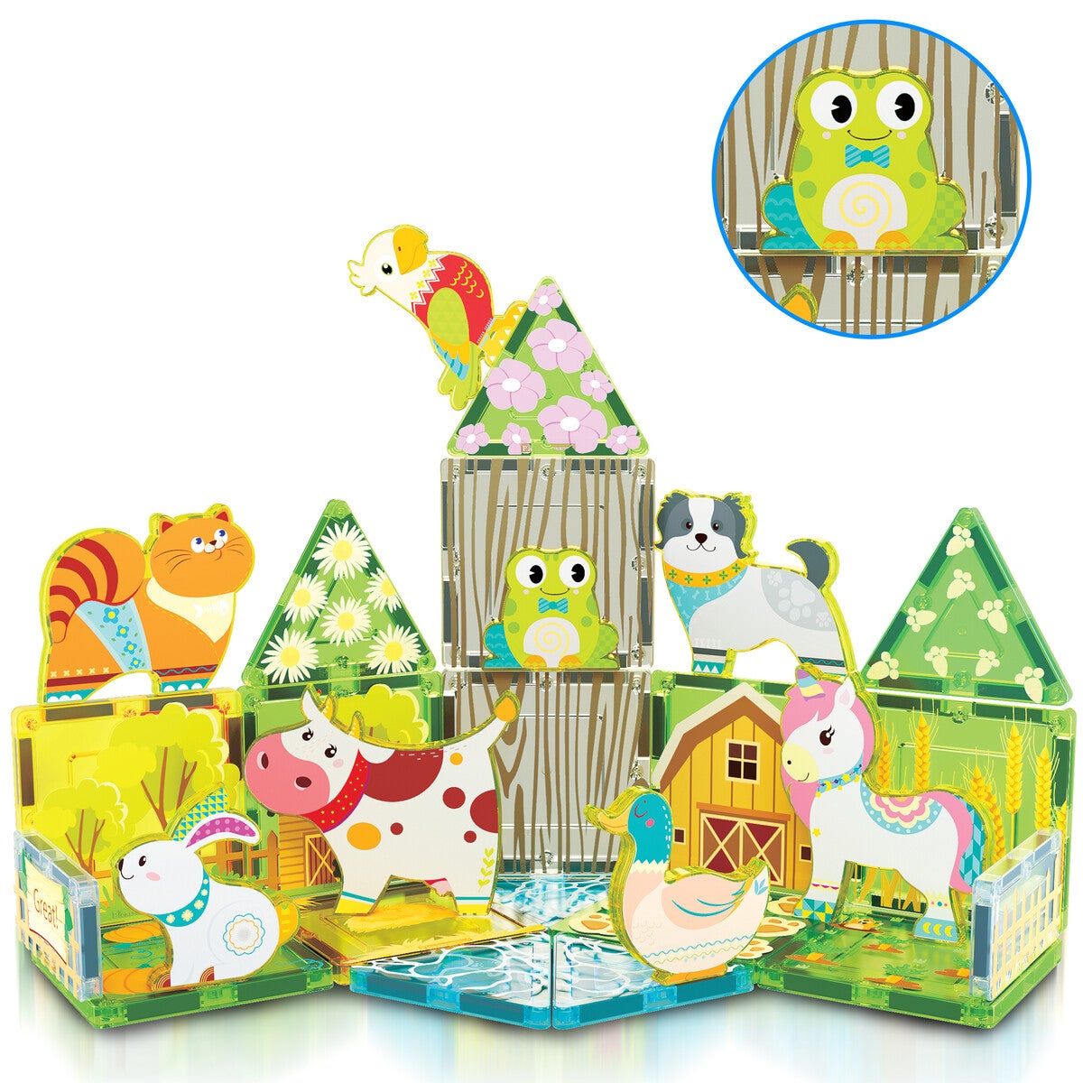 Picasso Tiles Farm Animal 26 Pcs