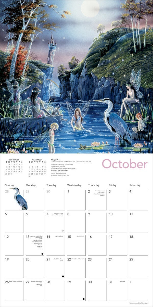 Kalender 2025 Fairyland 30x30cm