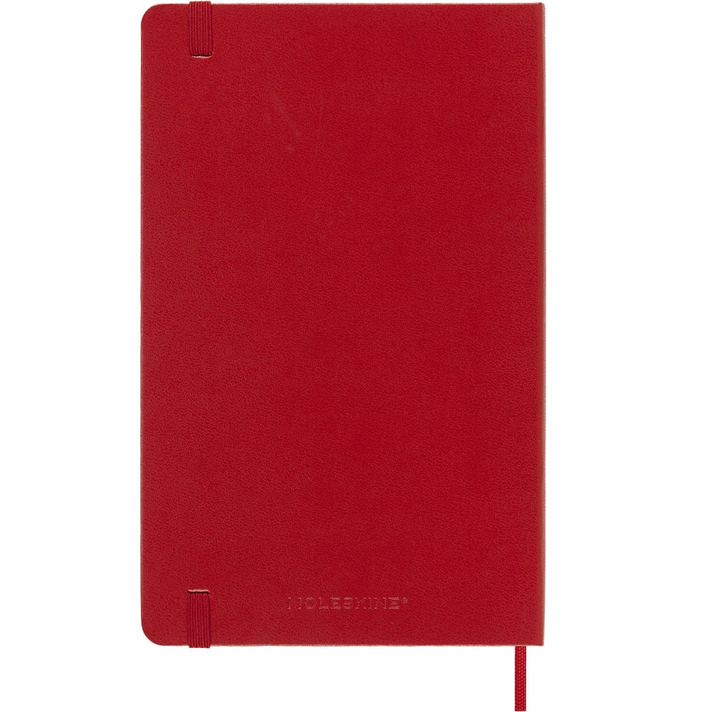 Kalender Moleskine 26/27 18m Hard Large Uke Notat Rød