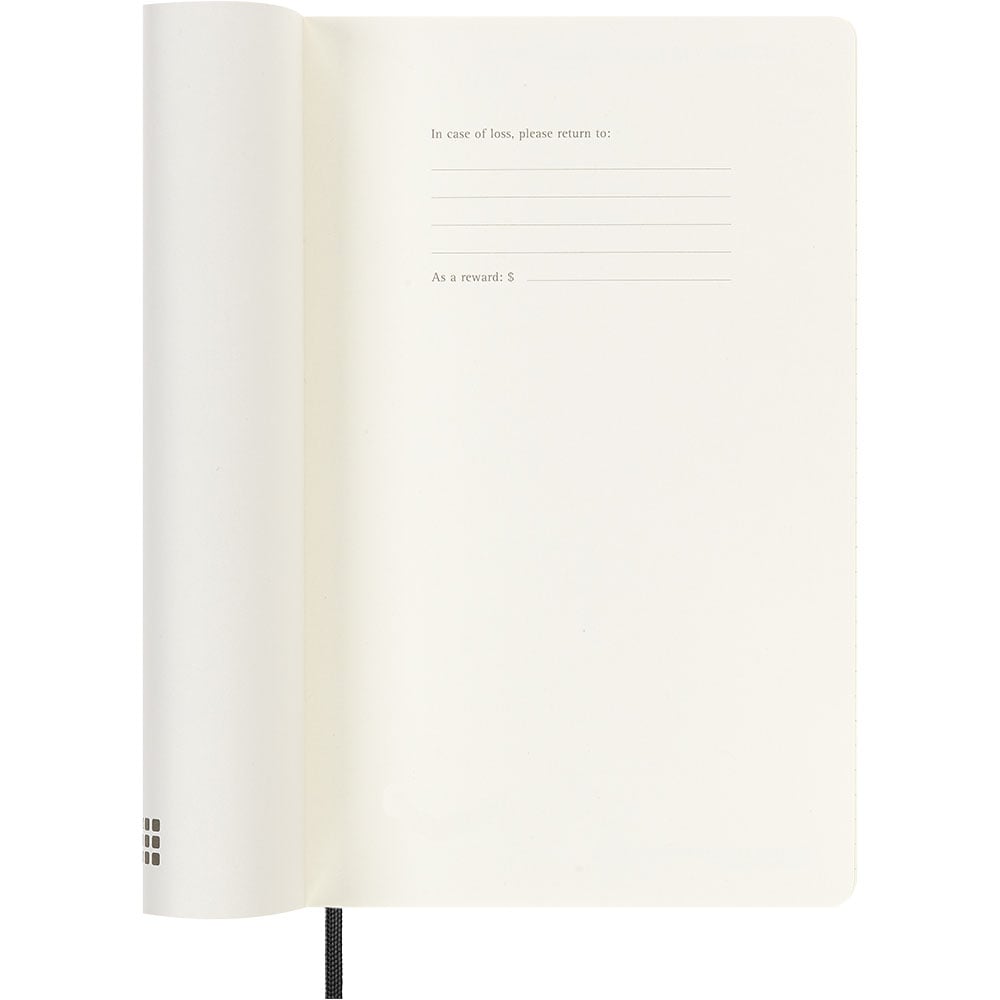 Kalender Moleskine 26/27 18m Soft Large Uke Notat Sort