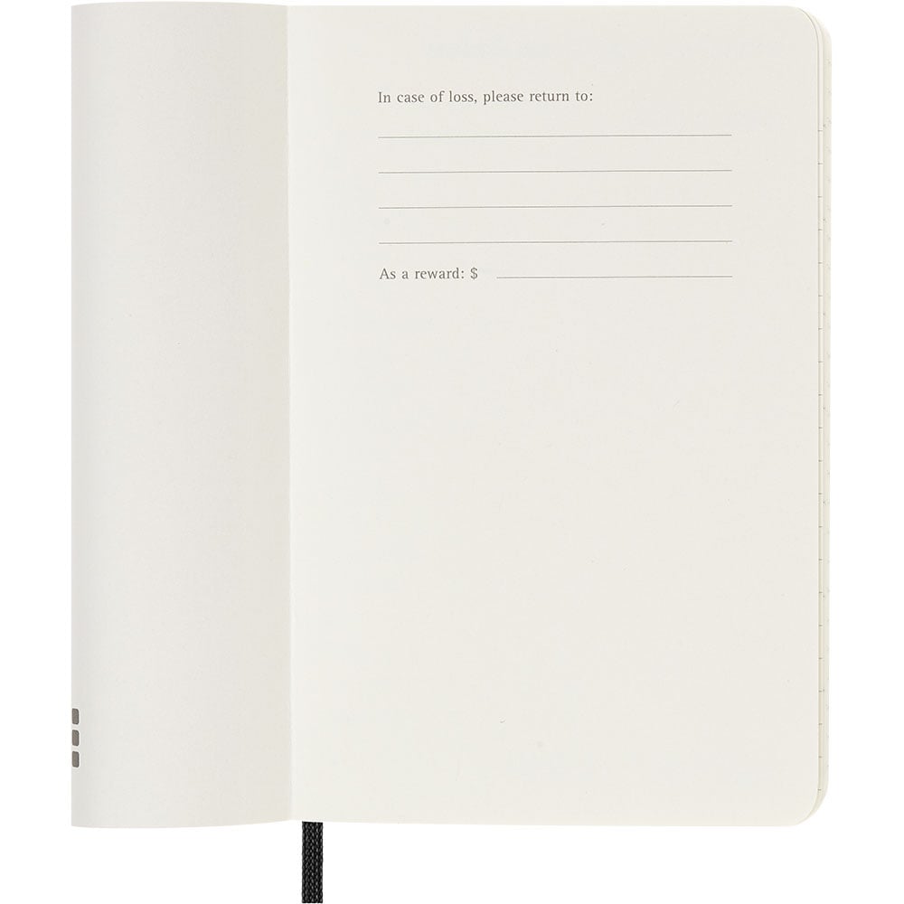 Kalender Moleskine 26/27 18m Soft Pocket Uke Notat Sort