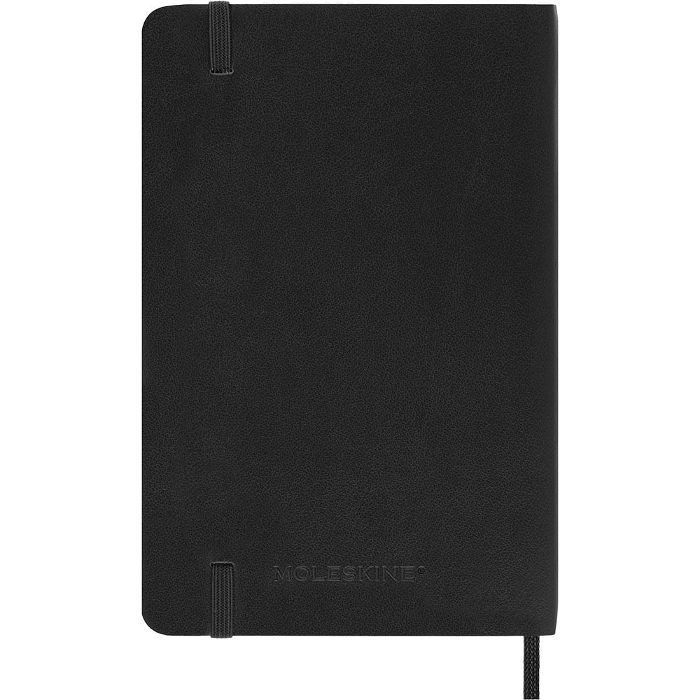 Kalender Moleskine 26/27 18m Soft Pocket Uke Notat Sort