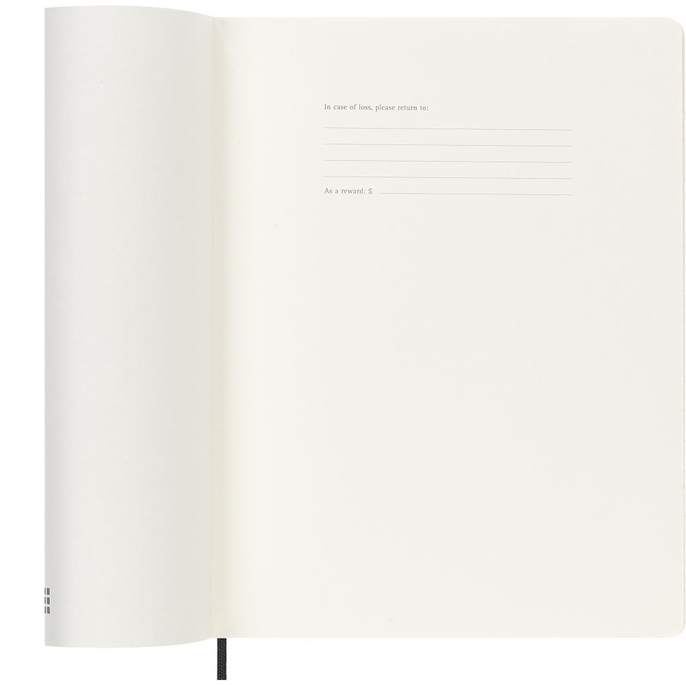 Kalender Moleskine 26/27 18m Soft XL Uke Notat Sort