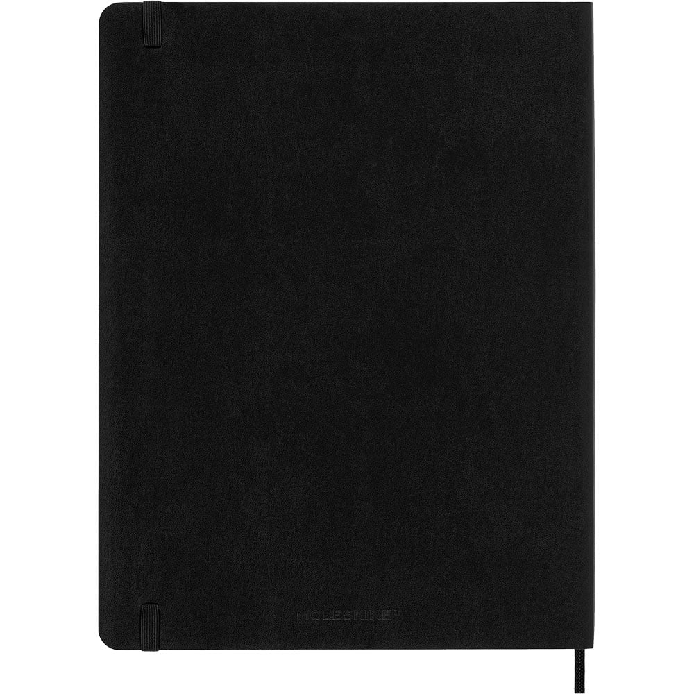 Kalender Moleskine 26/27 18m Soft XL Uke Notat Sort