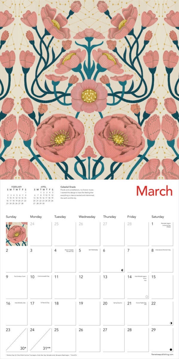 Kalender 2025 Nina Pace 30x30cm