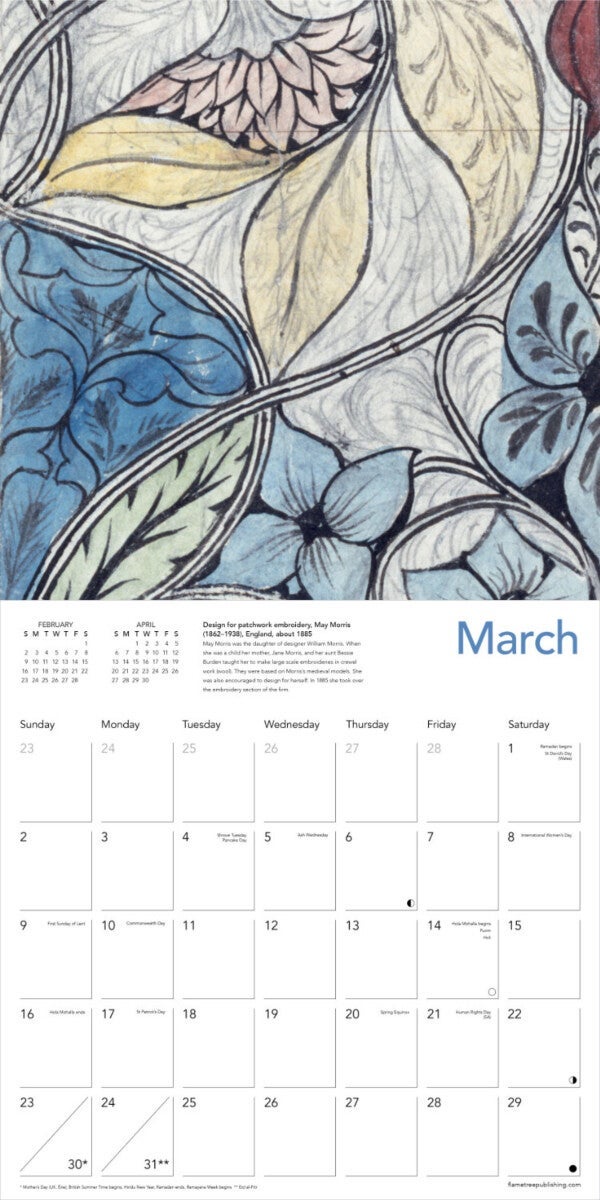 Kalender 2025 Women in Arts 30x30cm