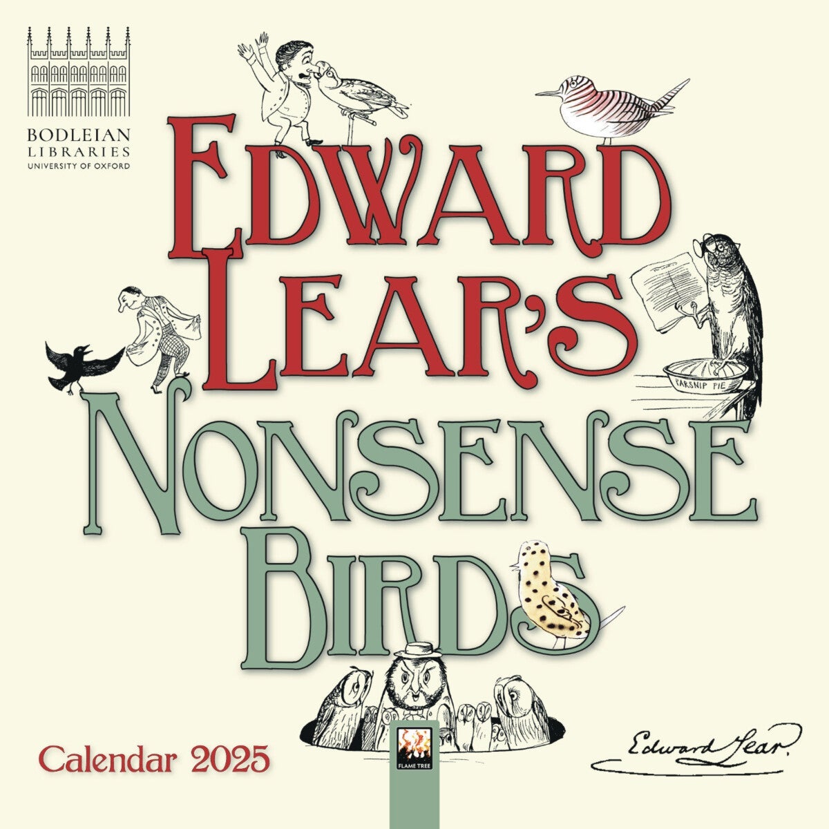 Kalender 2025 Nonsense Birds 18x18cm