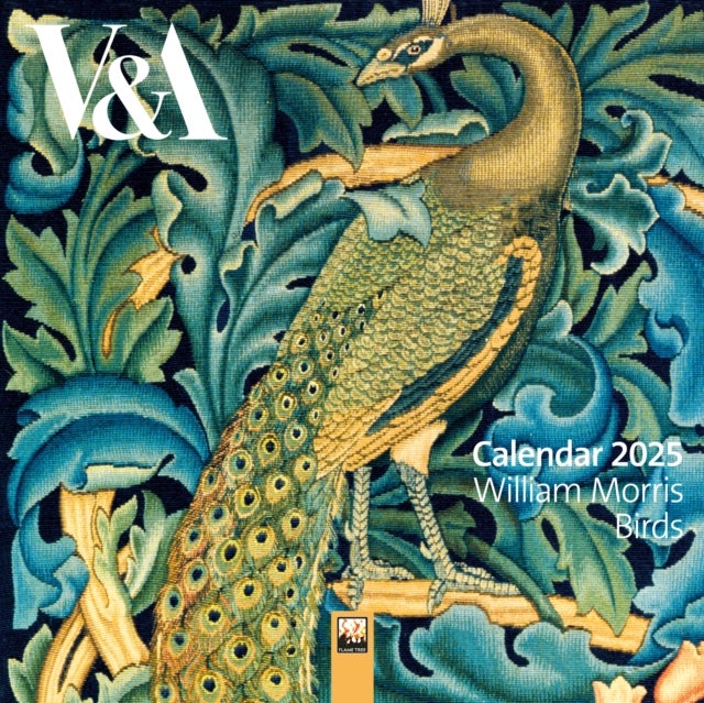 Kalender 2025 W Morris Birds 18x18cm
