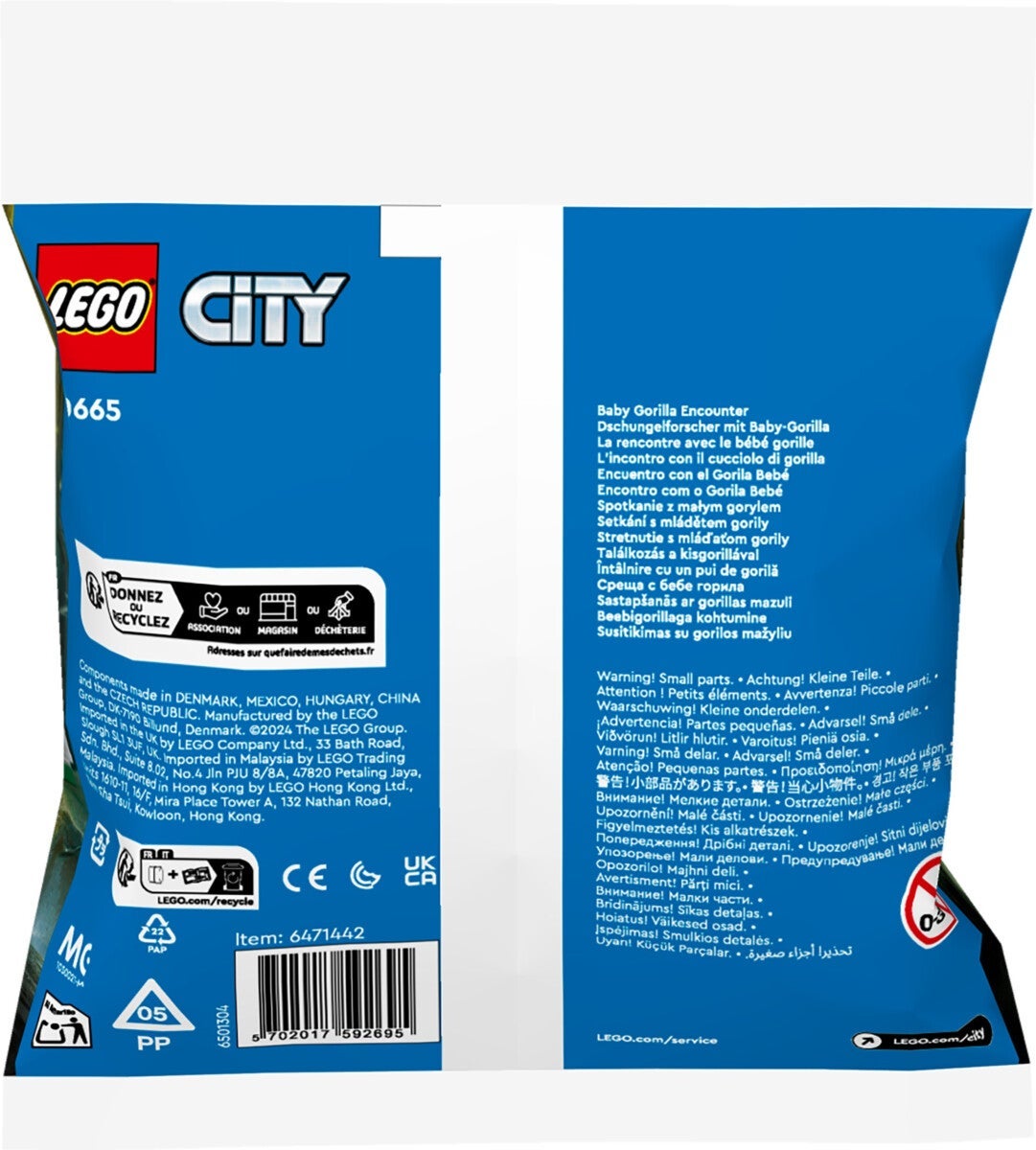 Lego Møte med gorillaunge 30665