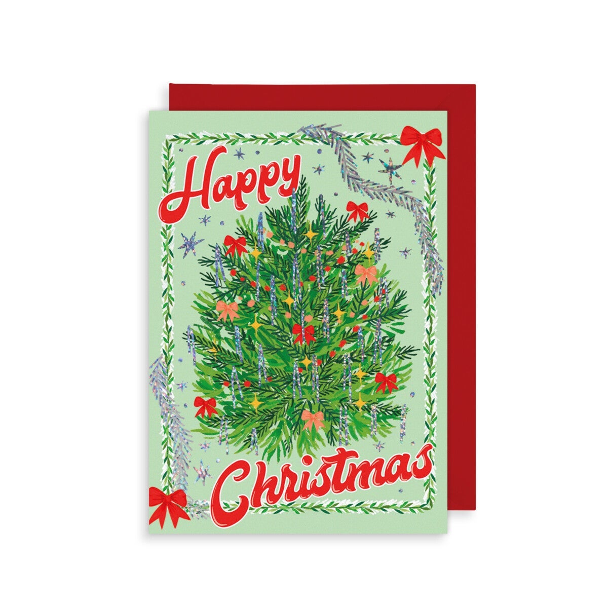 Julekort Kitchmas Happy Christmas