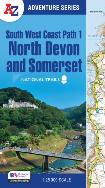 South West Coast Path 1 – North Devon & Somerset - With Ordnance Survey Mapping