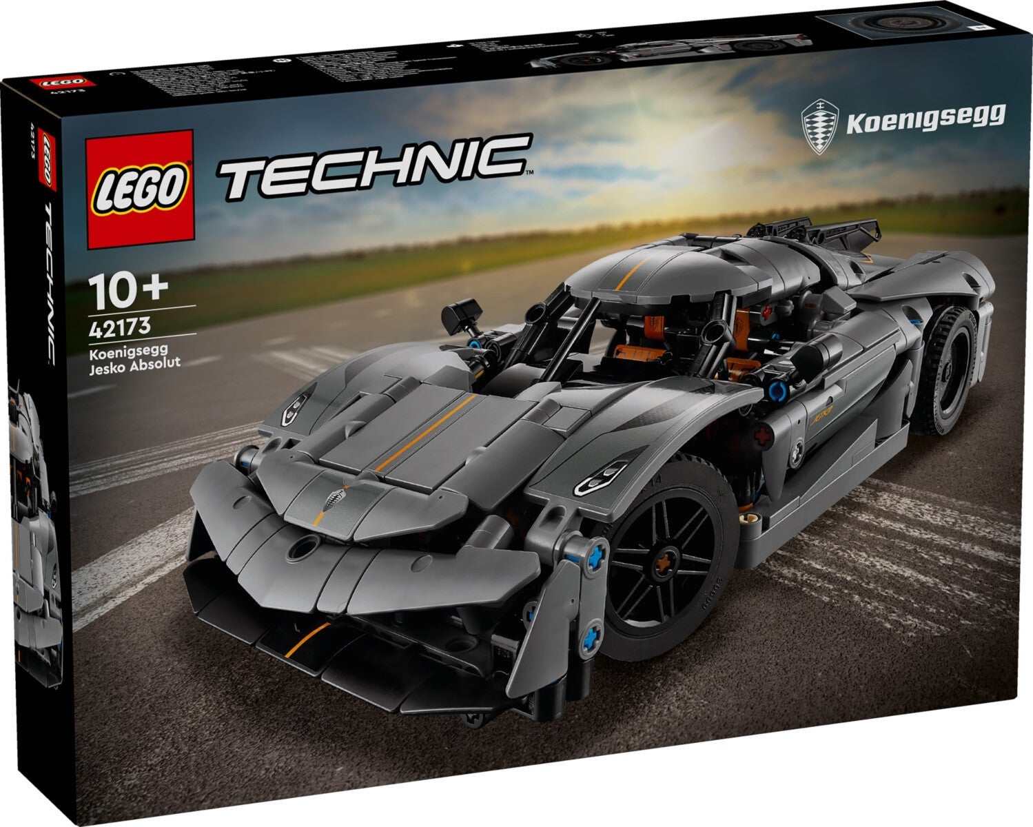 Lego Koenigsegg Jesko Absolut-hyperbil grå 42173