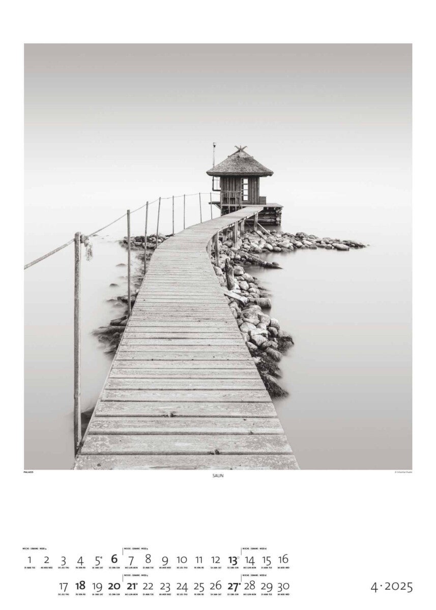 Kalender 2025 PA Black and White 50x70cm