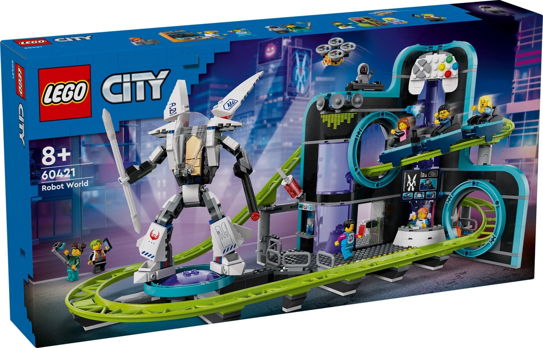 Lego Robotverden med berg-og-dal-bane 60421