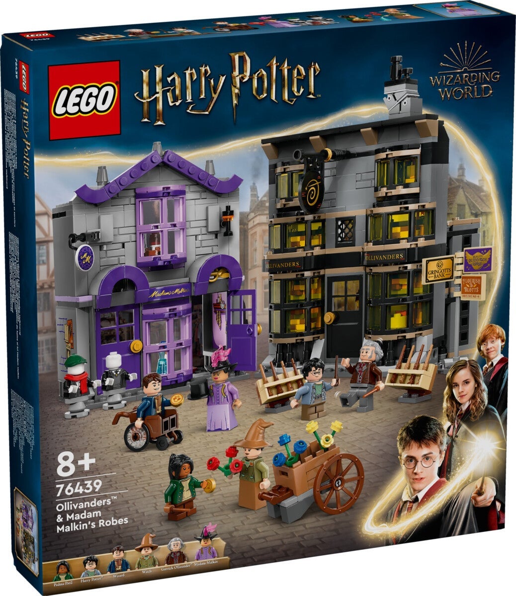 Lego Olivanders og Madam Malkins Gevanter 76439