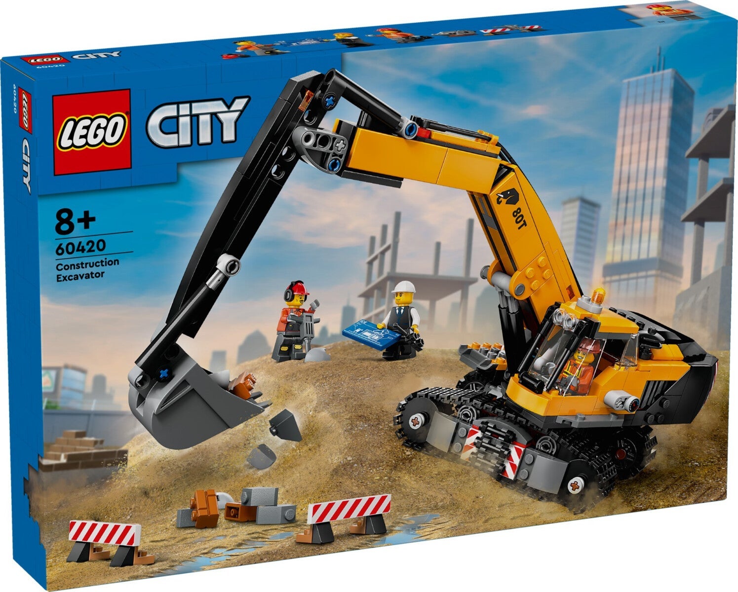 Lego Gul gravemaskin 60420
