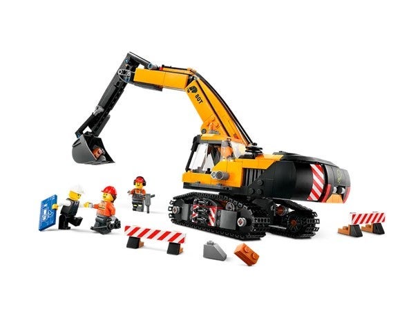 Lego Gul gravemaskin 60420