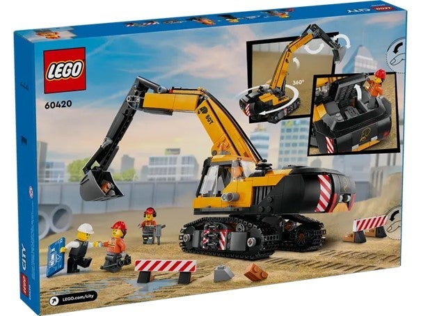 Lego Gul gravemaskin 60420