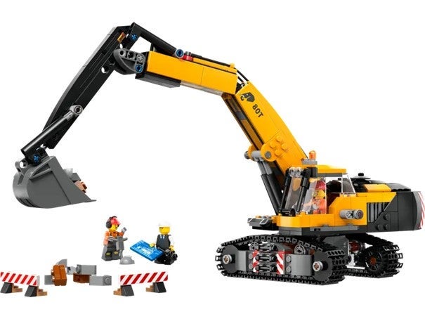 Lego Gul gravemaskin 60420