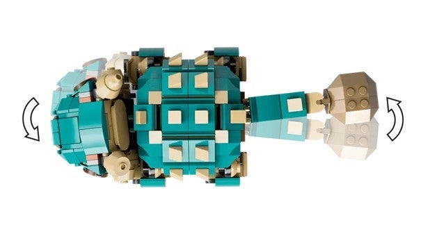 Lego Ankylosaurus-ungen Bumpy 76962