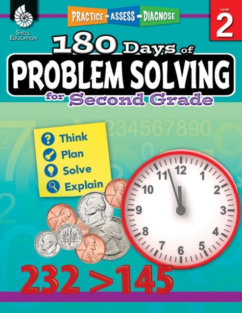 180 Days™: Problem Solving for Second Grade - Practice, Assess, Diagnose