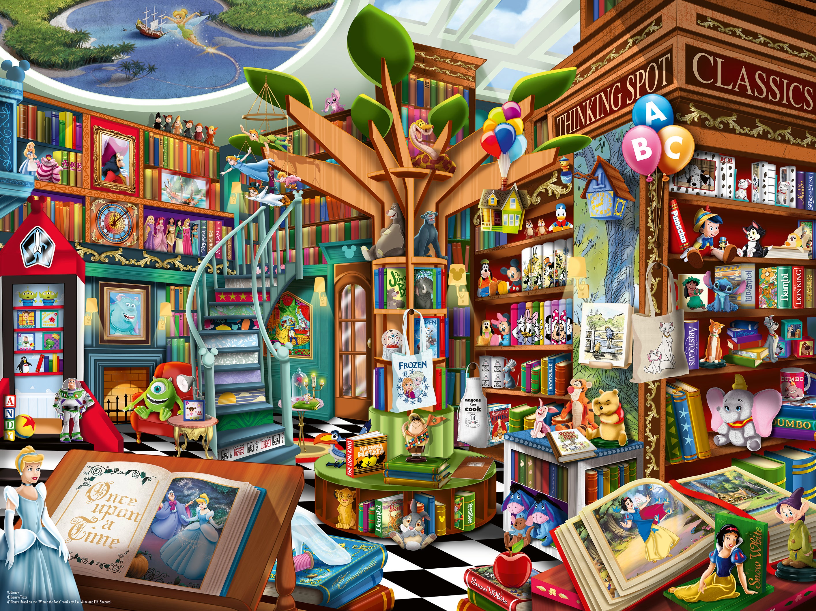 Puslespill 1500 Disney Historiebok Ravensburger