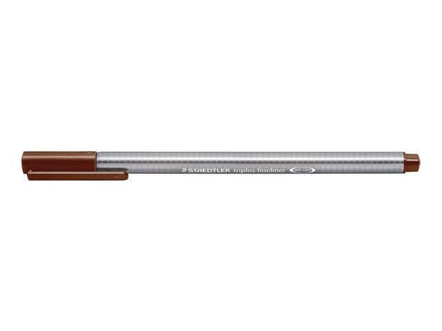 Fineliner Staedtler Triplus 0,3mm brun