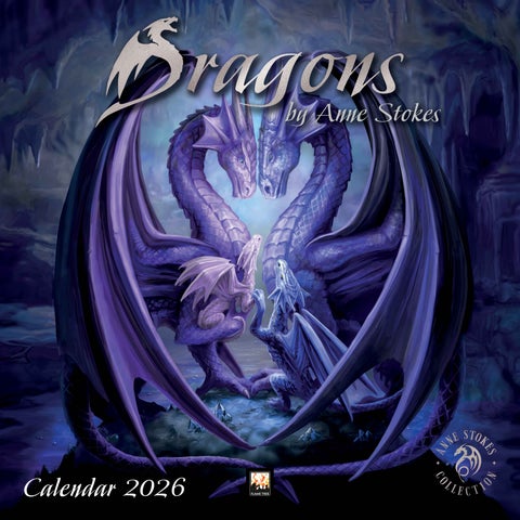 Kalender 2026 30x30 Dragons