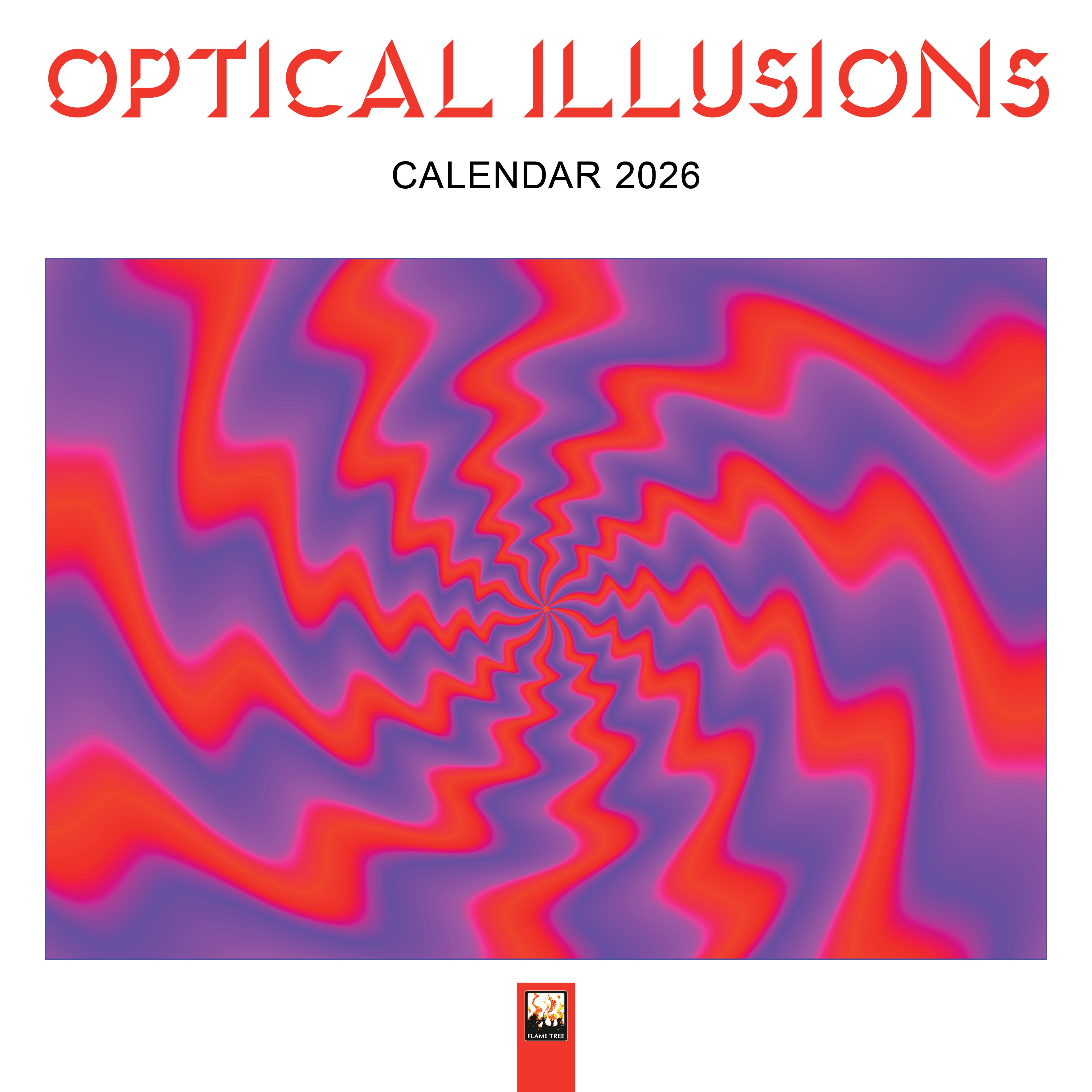 Kalender 2026 30x30 Optical Illusions