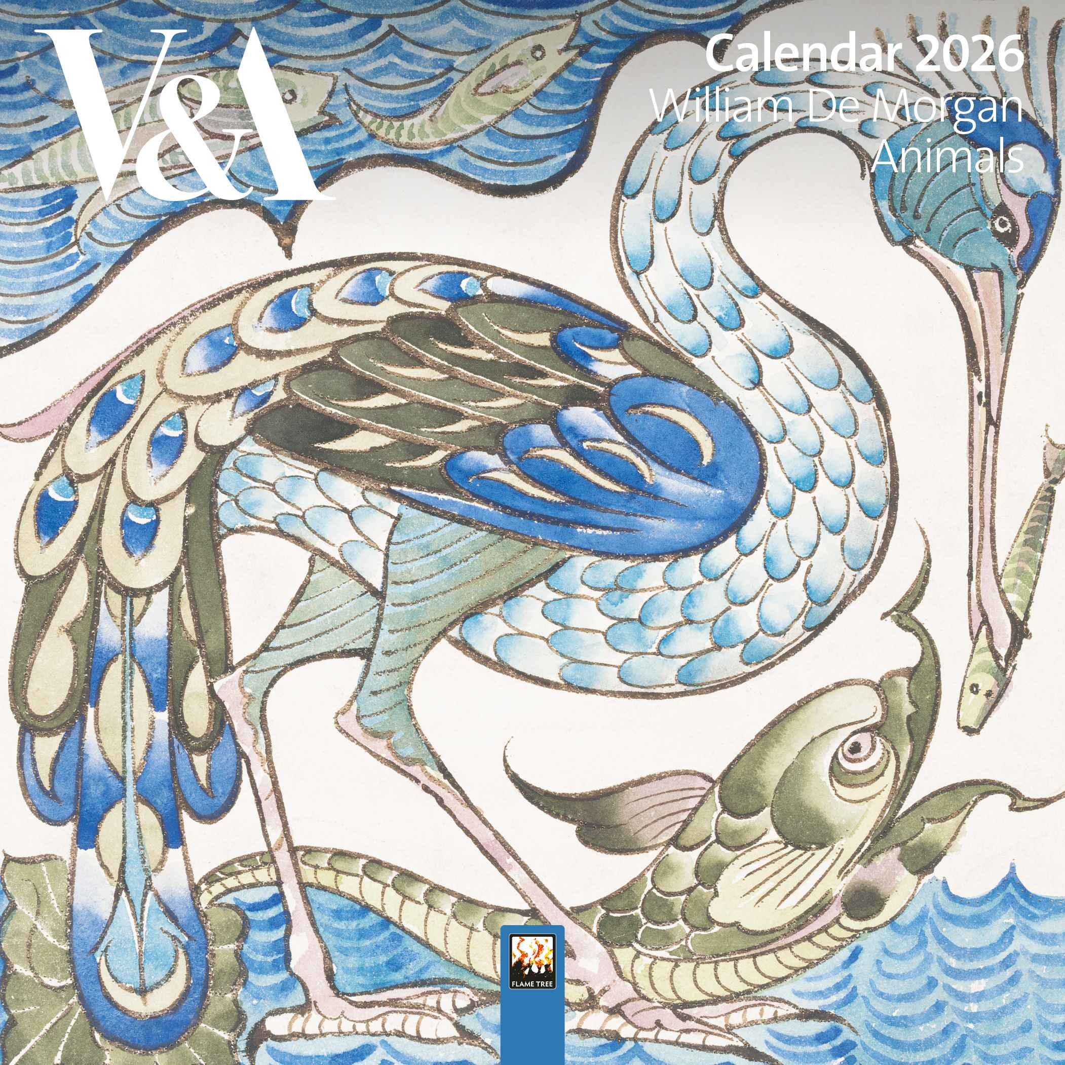 Kalender 2026 18x18 De Morgan Animals