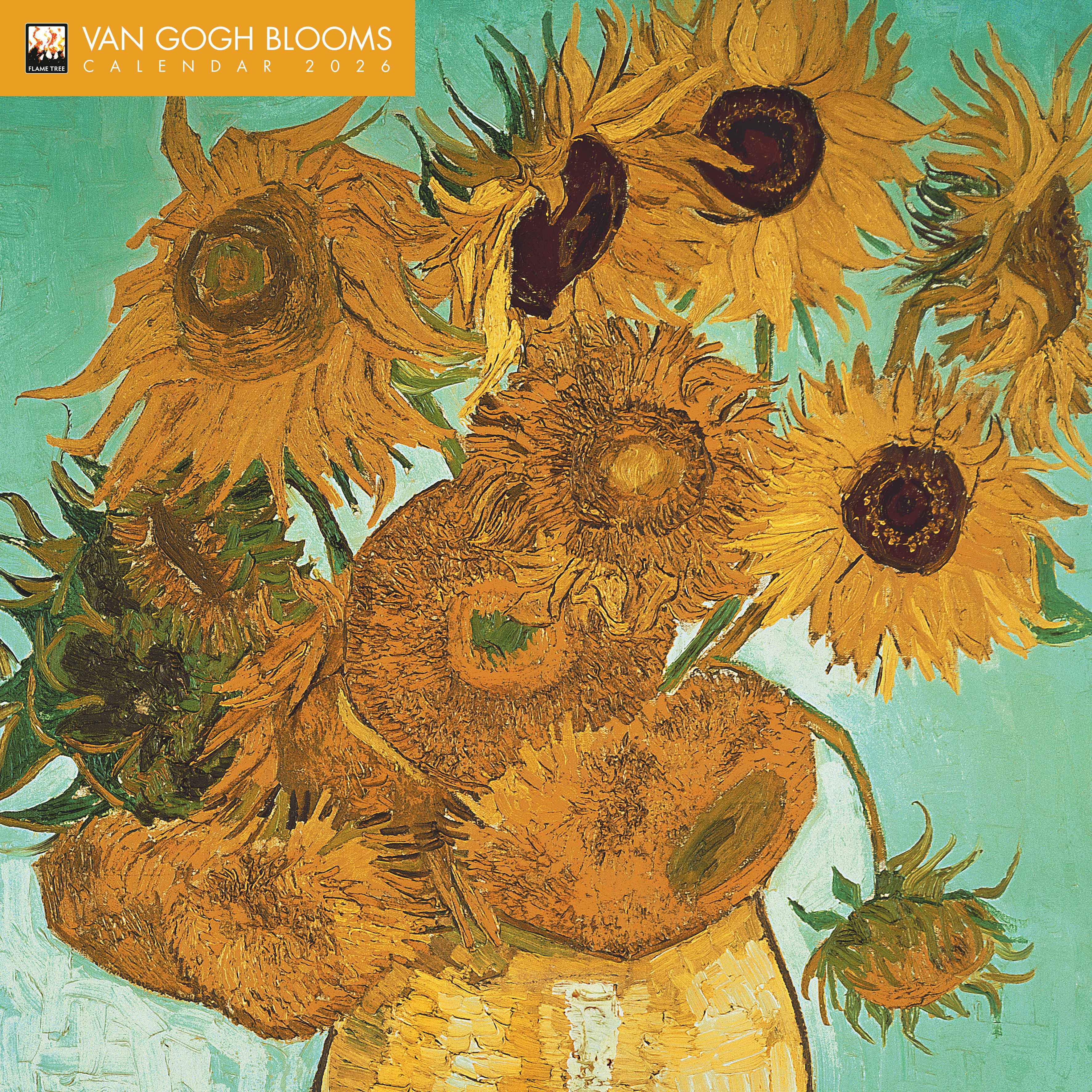 Kalender 2026 30x30 Van Gogh Blooms