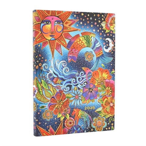 Kalender Paperblanks 12M 2026 Midi Celestial Magic