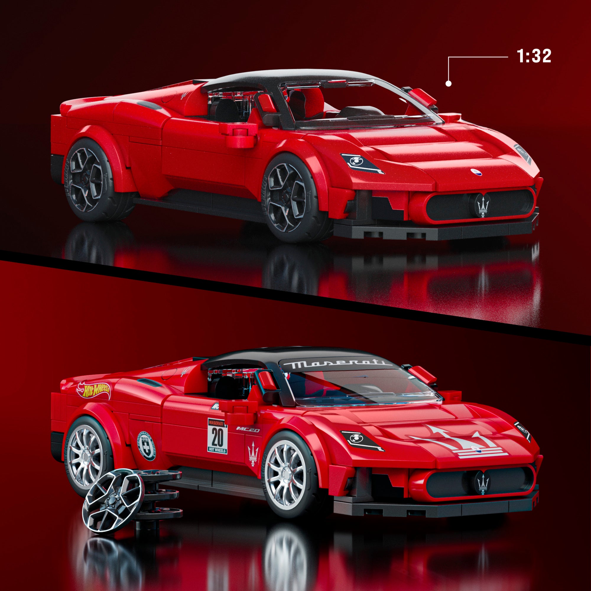 Hot Wheels Brick Shop Speed Series Maserati MC20